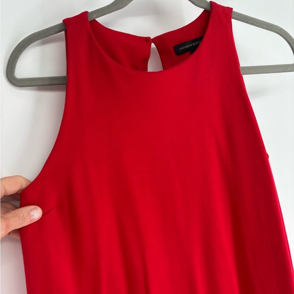 Banana Republic Bright Red Ruffle Frock Dress - Picture 3 of 8